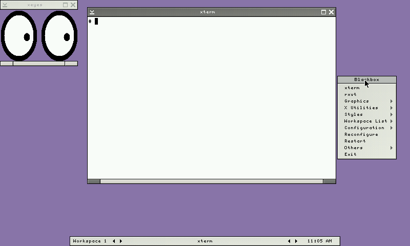 X11 with blackbox on APF27 (800x480)