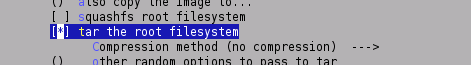 Menuconfig tar rootfs.png